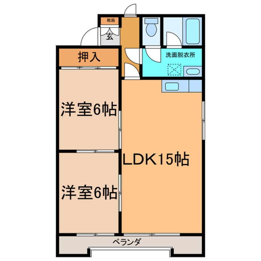 間取図 171ﾏﾝｼｮﾝB