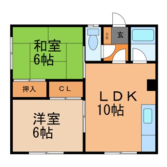 間取図 ﾊｲﾂやまもと