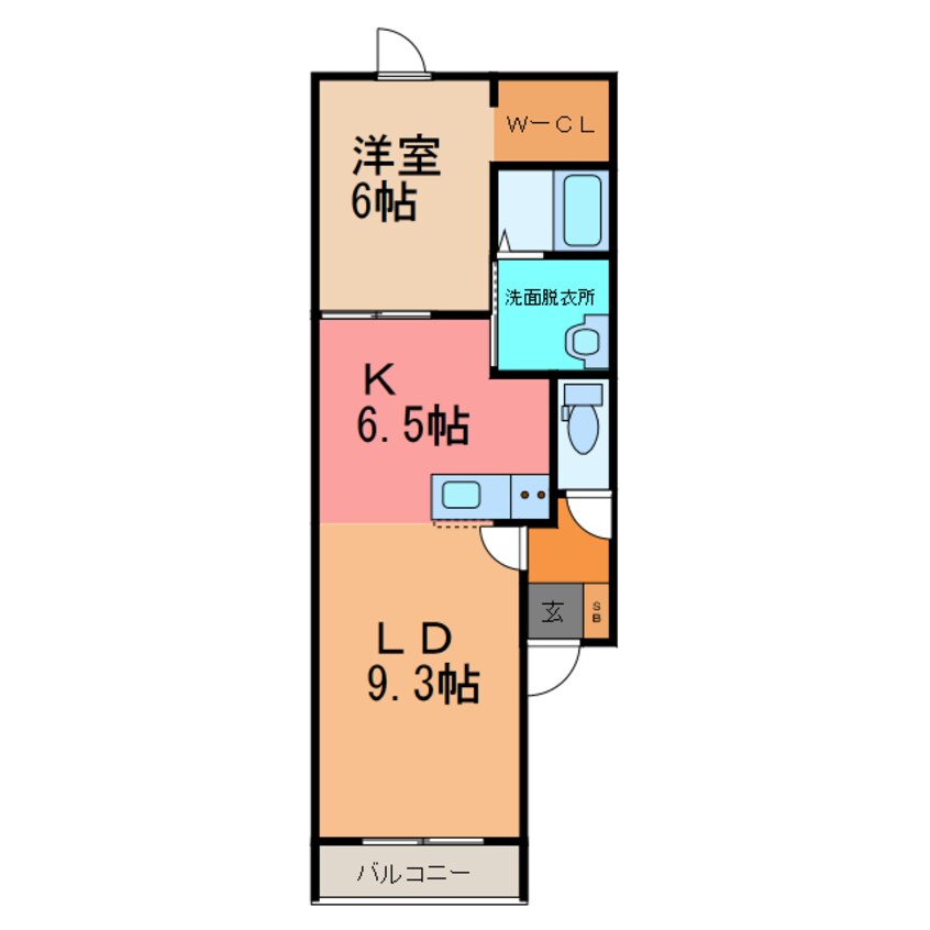 間取図 BAOBAB白樺Ⅲ