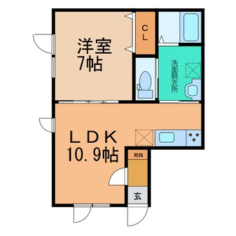 間取図 ﾌﾟｰﾄﾞﾘｴﾎﾞｱⅦ