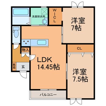 間取図 ﾄﾚｲﾌﾞﾙｯｸ東館