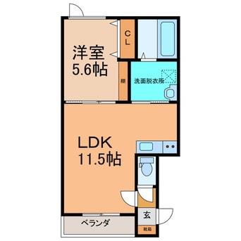 間取図 Ｌａ　Ｃｏｒａｚｏｎ（ラコラゾン）