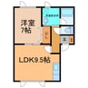 光陽Ⅰ 1LDKの間取り