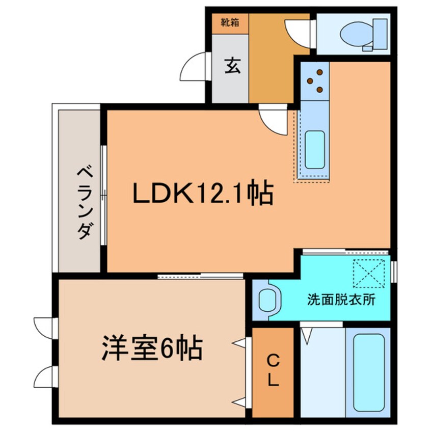 間取図 ｴﾏｰﾌﾞﾙⅣ