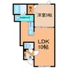 仮)柏林台AP 1LDKの間取り