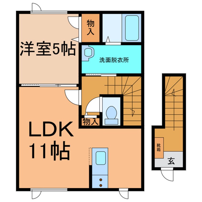 間取図 仮)柏林台AP