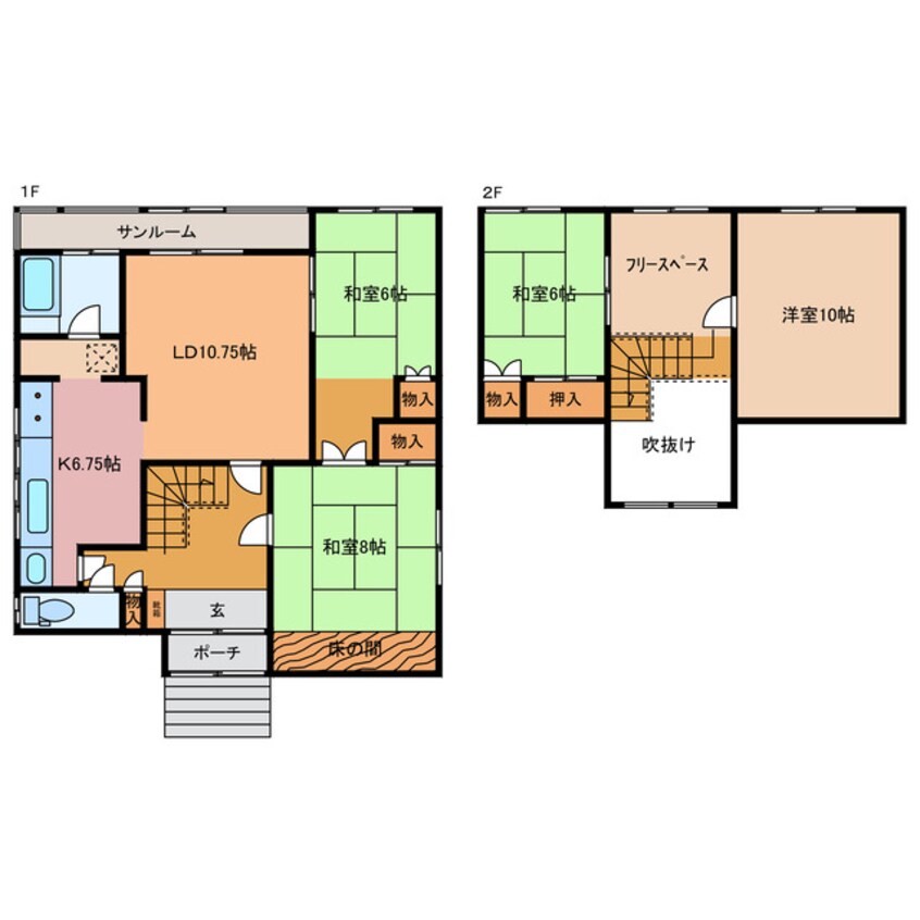 間取図 川西基線借家(56-124)