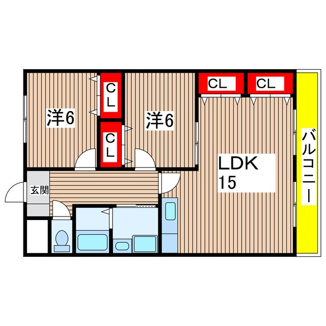 間取り図 コンフォート・角野