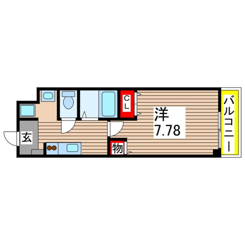 間取図 サニープレイスＭＪ