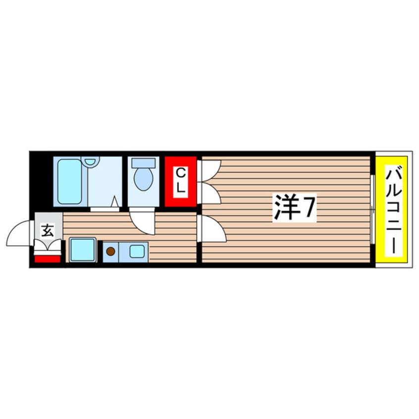 間取図 Ｈill　Ｔop　Ｔerada