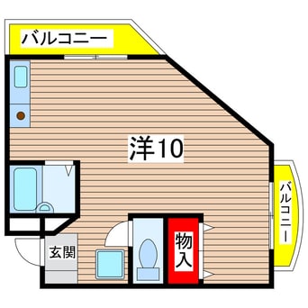 間取図 クラージュ