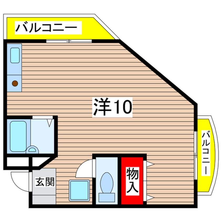 間取図 クラージュ