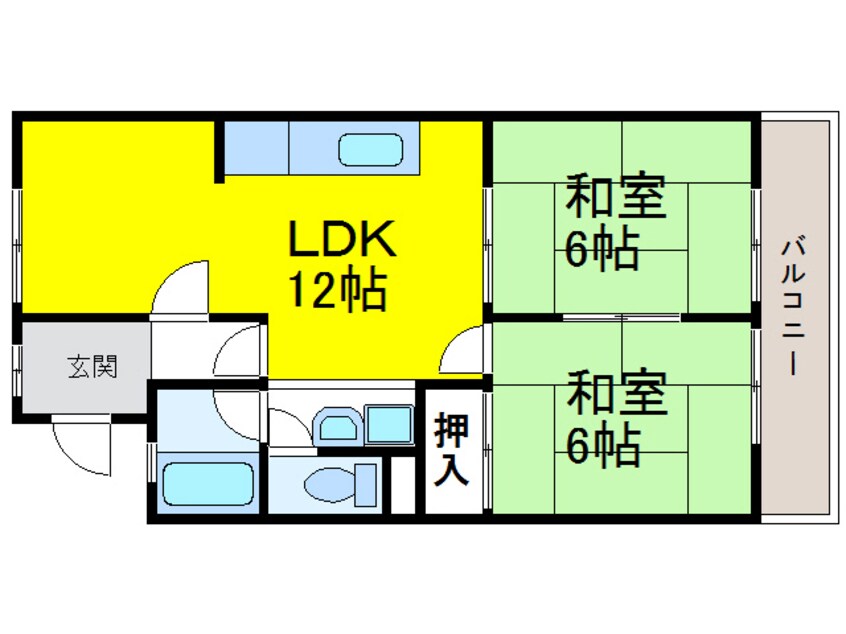 間取図 ガーベラハイツⅠ