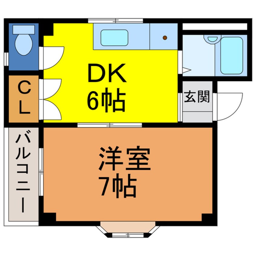 間取図 クレイテルハイツ