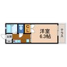 グリーンハイツ 1Kの間取り