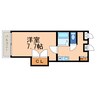 ラ・ビスタ暁 1Kの間取り