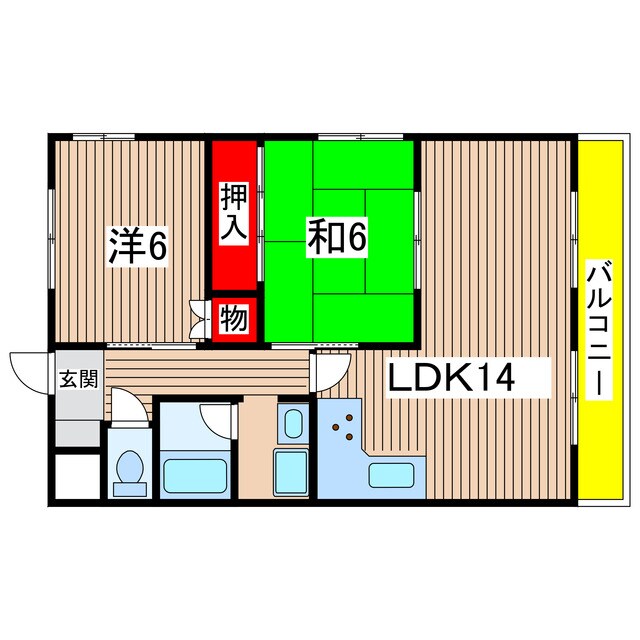 間取り図 ガーデンパレス高槻