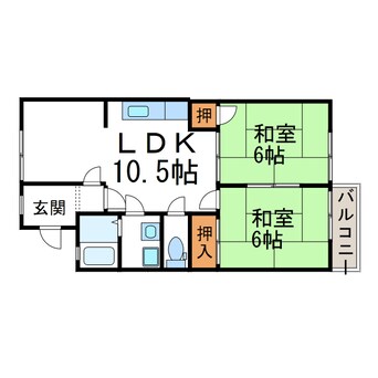 間取図 服部ハイツ