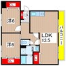 ルミエール 2LDKの間取り