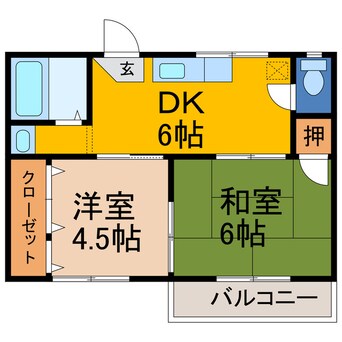 間取図 フラッツハイツ