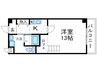 カルペディエム16 1Kの間取り
