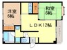 グリーンライフ新町 2LDKの間取り