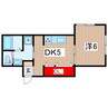DS大畑 1DKの間取り