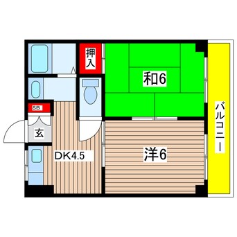間取図 ピュアハイツ