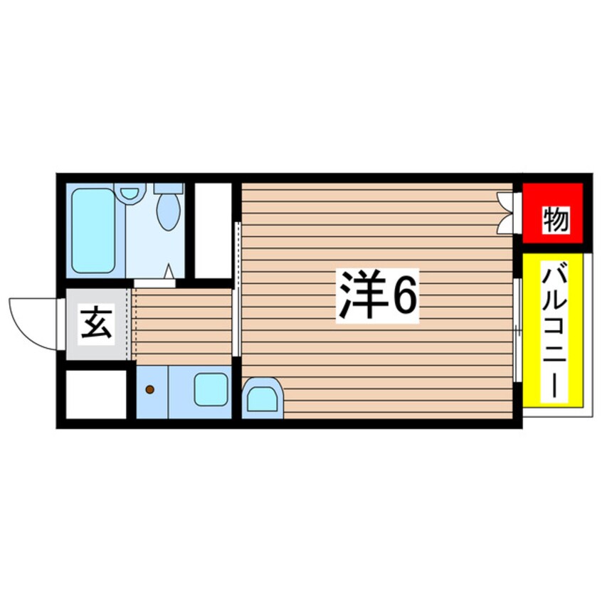 間取図 ダイユウレストハウス大畑