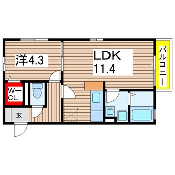 間取図 オーク太田Ⅱ