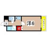 フルブルーム 1Kの間取り