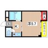 ハイツ富田 1Kの間取り
