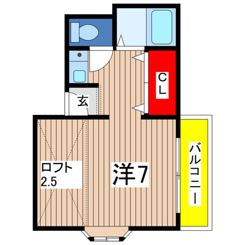 間取図 エクセレント清恒
