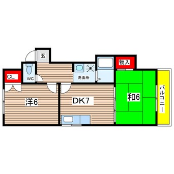 間取図 フォルテカーサ氷室