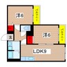 ｴｲﾌﾞﾙ土室 2LDKの間取り