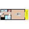 ｺｰﾎﾟﾍﾟﾙｿﾅ 1Kの間取り