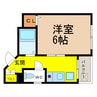 カルミア城北 1Kの間取り