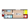 アールグレーコート 1Kの間取り