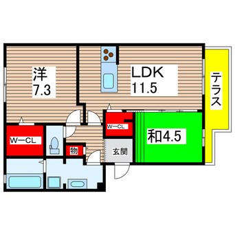 間取図 ウエストコート