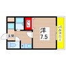 サンフォートメゾン 1Kの間取り