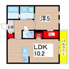 和光跡坂 1LDKの間取り