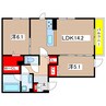 ロータスK 2LDKの間取り