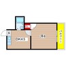 ハイツ88 1DKの間取り