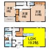 ファミリエ津之江A 3LDKの間取り