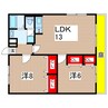 アイブライト 2LDKの間取り