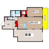 グランプルミエール 1LDKの間取り