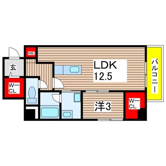 間取図 アクトタレイア茨木駅前