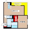 D-Residence 1LDKの間取り
