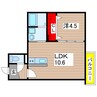 GARDENIA茨木 1LDKの間取り