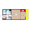 Sパレス 1DKの間取り